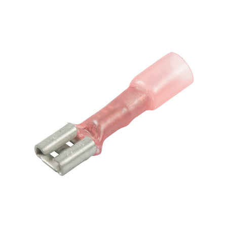 Xscorpion® MD250NFR - 0.250" 22/18 Gauge Fully Insulated Red Male Quick Disconnect Connectors